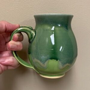 Handcrafted Green Ceramic Mug by Hope Thomas